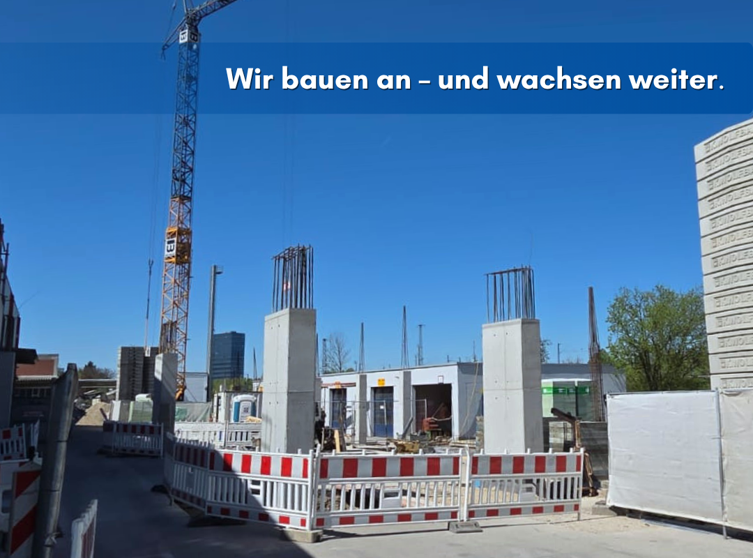Neubau Ankündigung