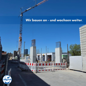 Neubau Ankündigung