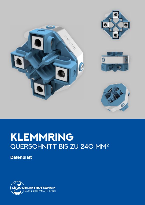 Klemmring: Querschnitte bis zu 240mm²