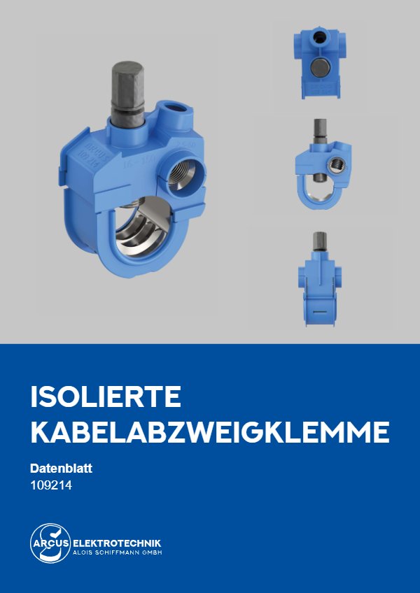 Isolierte Kabelabzweigklemme